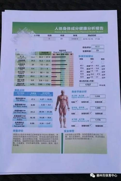 国民体质监测标准2023