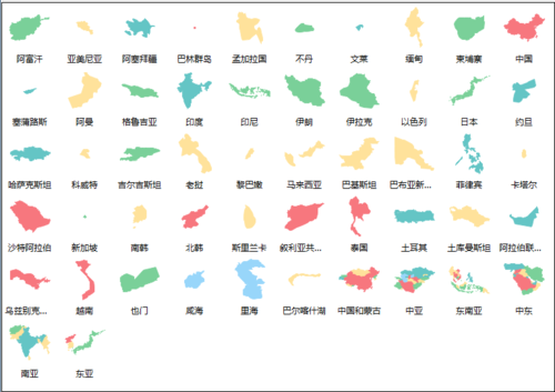 世界各国地图形状像什么