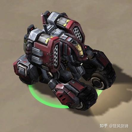 星际争霸2飓风导弹车