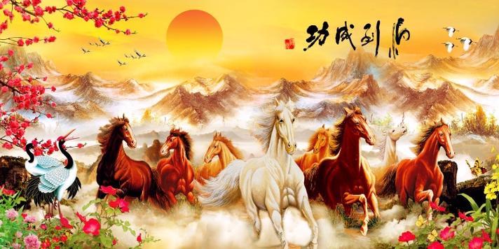 八骏图最佳配句