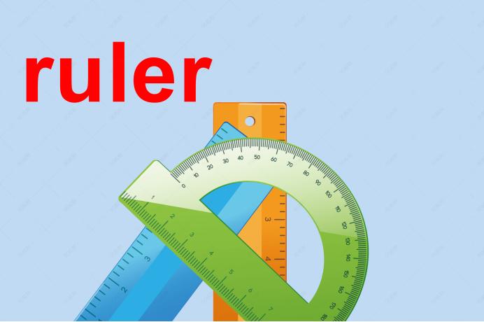 ruler发什么音标