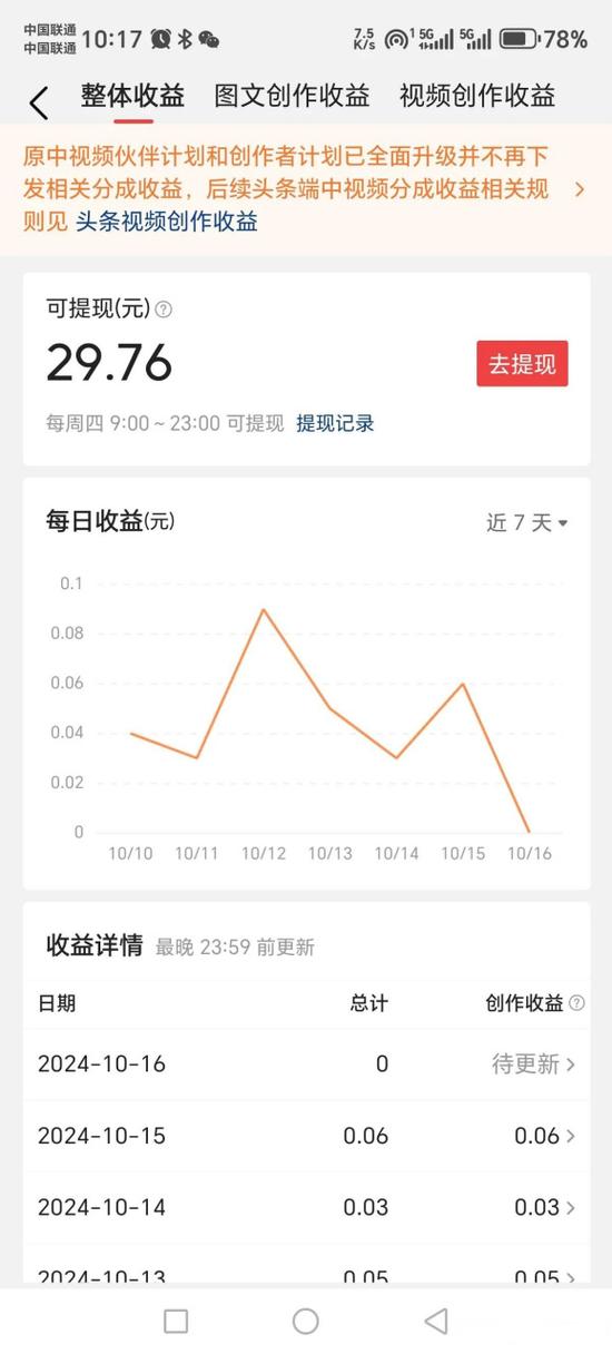 今日头条提现怎么提现不了