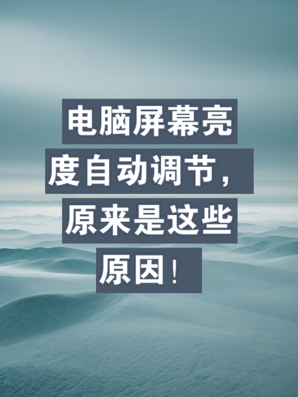 自动亮度优化是什么意思
