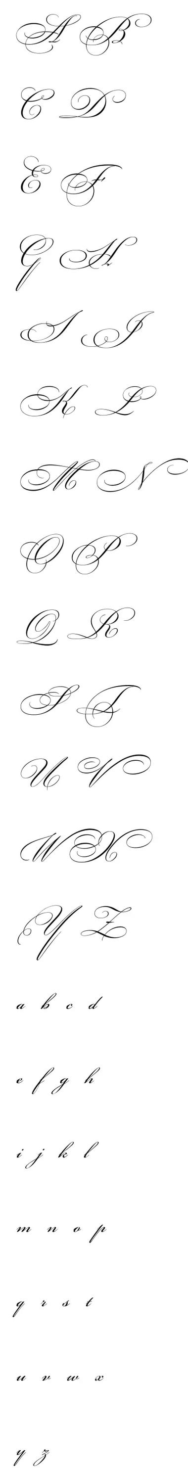 花体字体