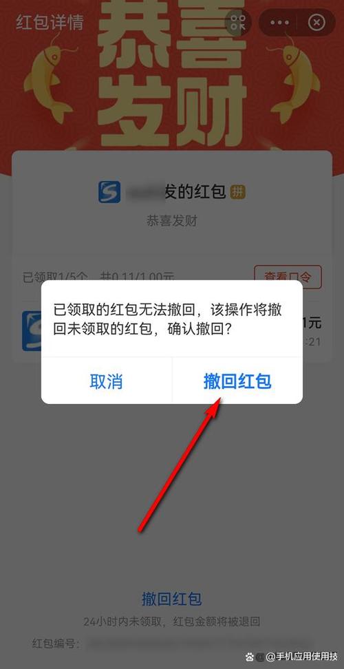 红包未领取怎么退回
