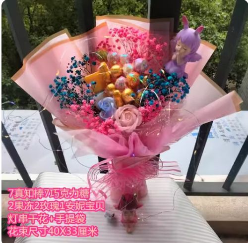 男生送女生粉色棒棒糖代表什么