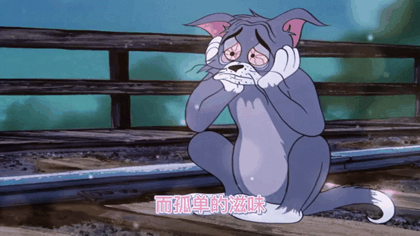 可怜的汤姆表情包gif截图2