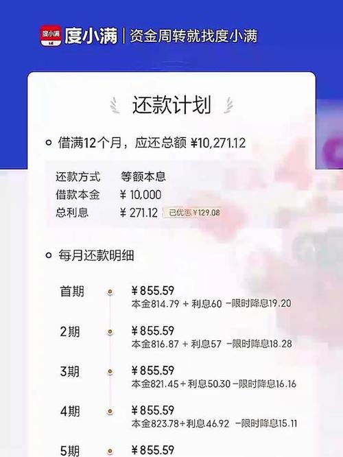 度小满自动还款关闭