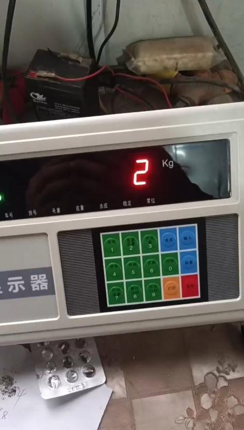 地磅上的数为啥一直在跳