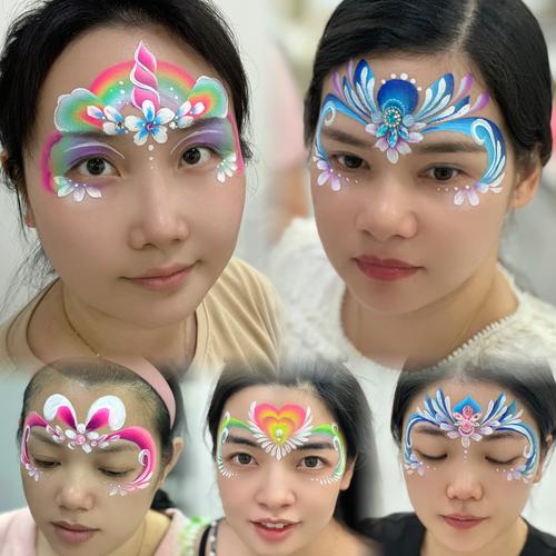 炫彩棒可以在脸上画吗