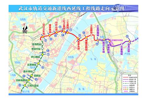 武汉地铁10号线延伸范围