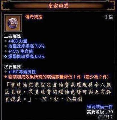 暗黑3皇家华戒哪里出