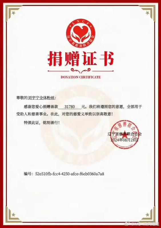 捐款证书对个人有用吗
