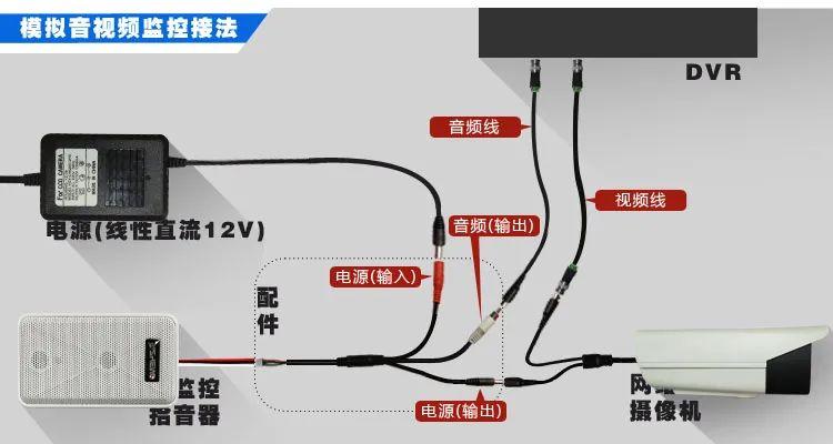 拾音器连接网络摄像机的步骤