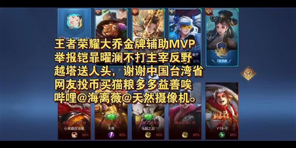 王者荣耀辅助拿MVP