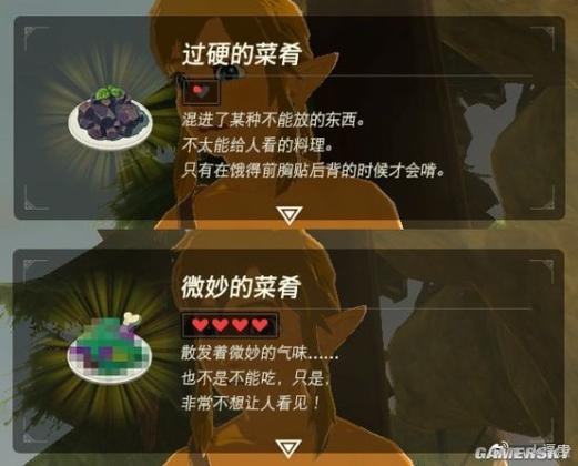 塞尔达传说荒野之息海陆空料理