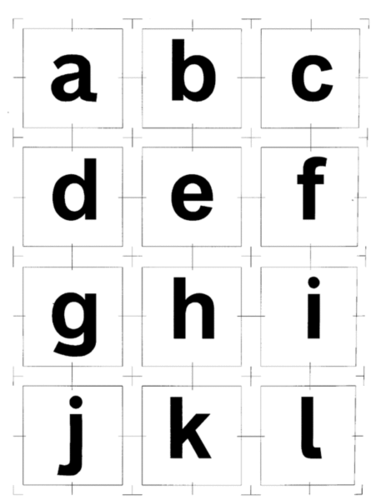 黑体英文字母