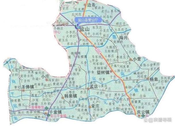盐山地图