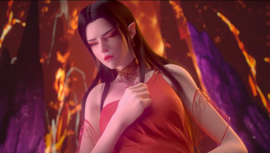 美杜莎女王大肚子难受的视频