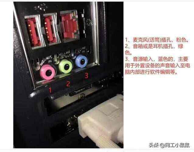 电脑声音应该插哪个孔