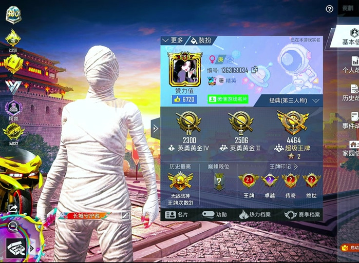 和平剩余单字ID