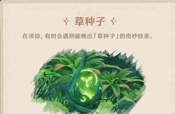 原神召唤草种子怎么用