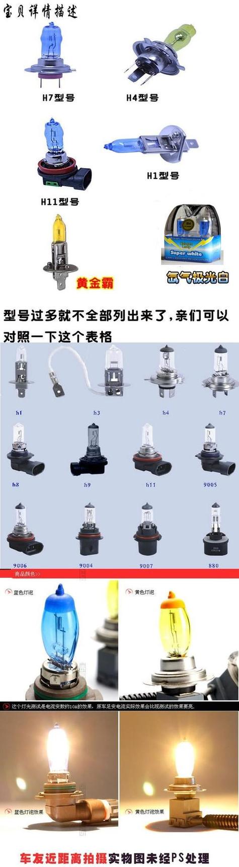 灯泡类型