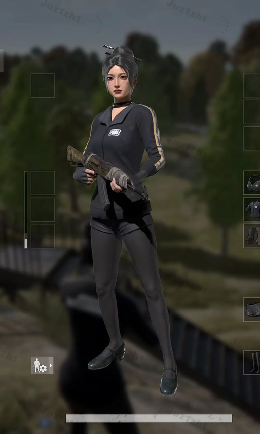 PUBG女黑套装叫什么