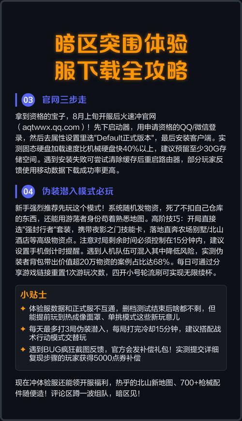 如何下载体验服暗区突围