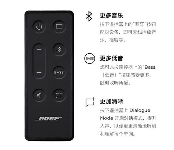 bose遥控器使用方法