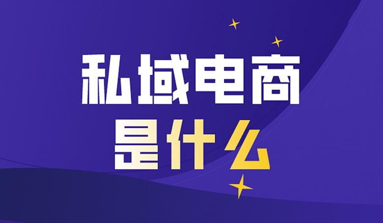 私域电商什么意思啊