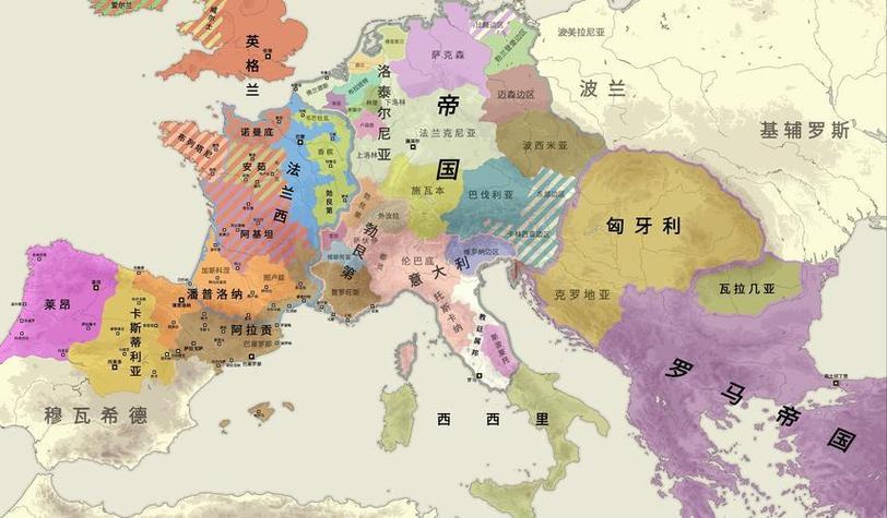 中世纪远古时期地图