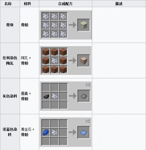我的世界灰色染料