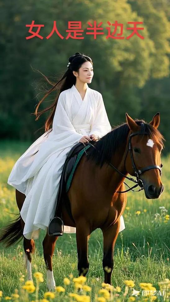 古代女子骑马穿的骑装
