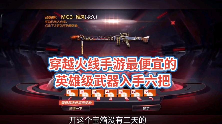 穿越火线最便宜的英雄级