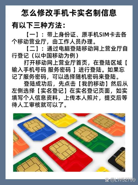 手机卡的个人信息可以改吗