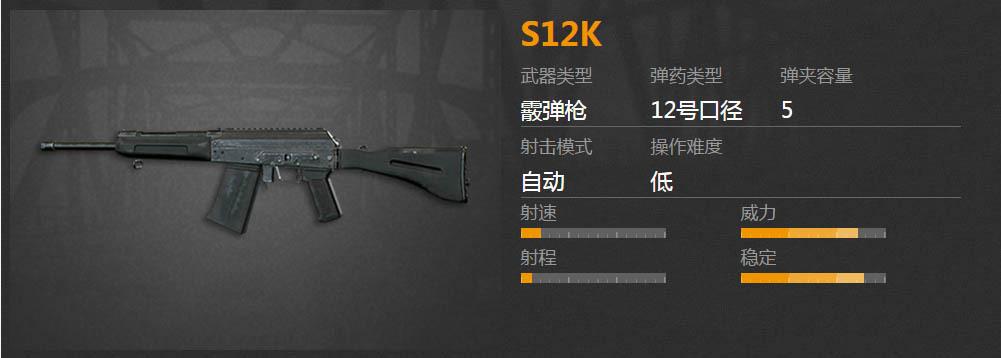 s12k霰弹枪伤害