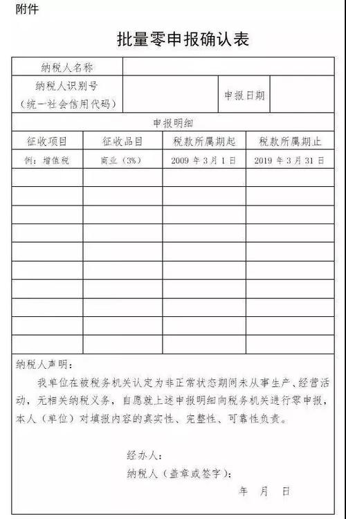 零申报怎么填申报表