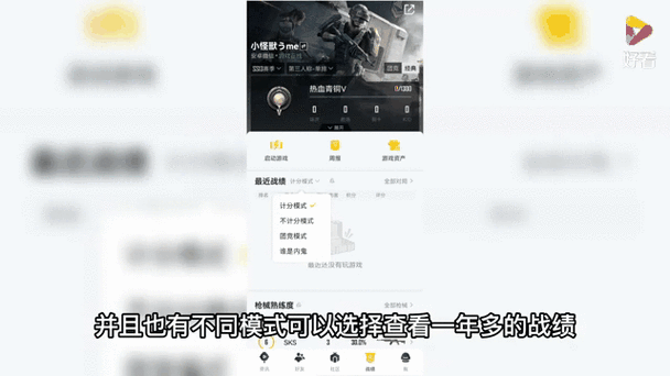 和平精英怎么看一年前的战绩