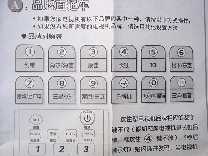 万能遥控器怎么匹配电视设置