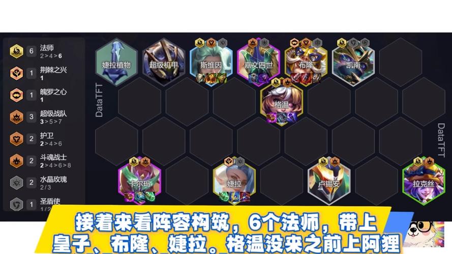云顶之弈新版本魔法师阵容