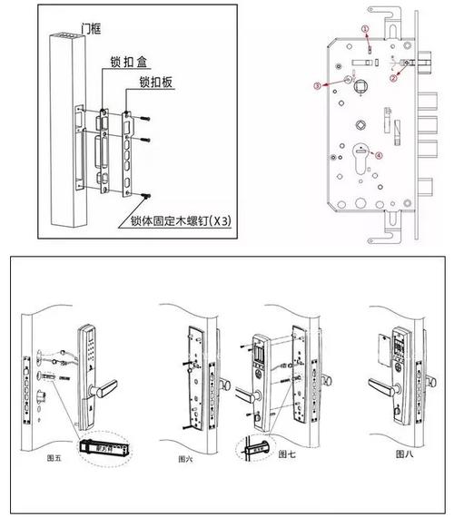 指纹密码锁怎么安装