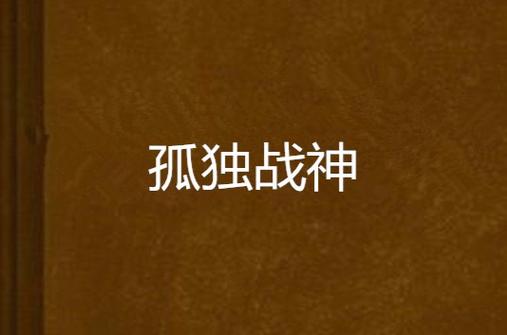 孤独战神 小说
