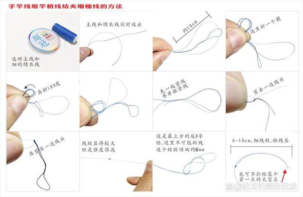 杆梢头主线打结法