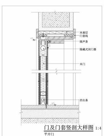 CAD画门窗大样图