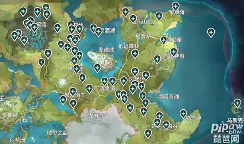 原神风神瞳路线图