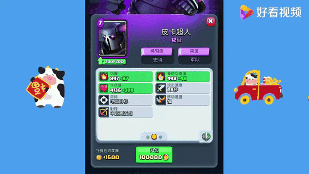 满级皮卡一刀多少伤害