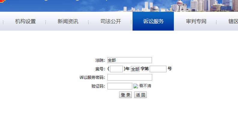 输入姓名查案
