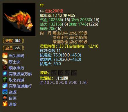 大话2宝鉴召唤兽排名