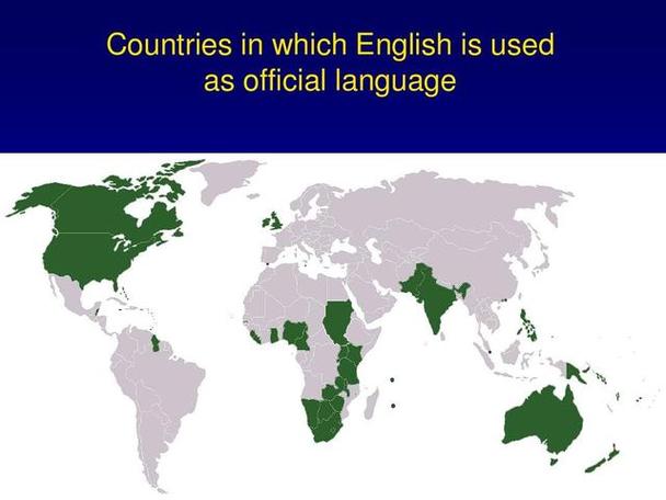 母语英语的国家